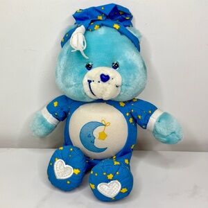 TALKS GLOWS Plays LULLABY VTG 2002 Care Bear Bedtime Bear